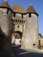 Ancient gate at Levroux, France